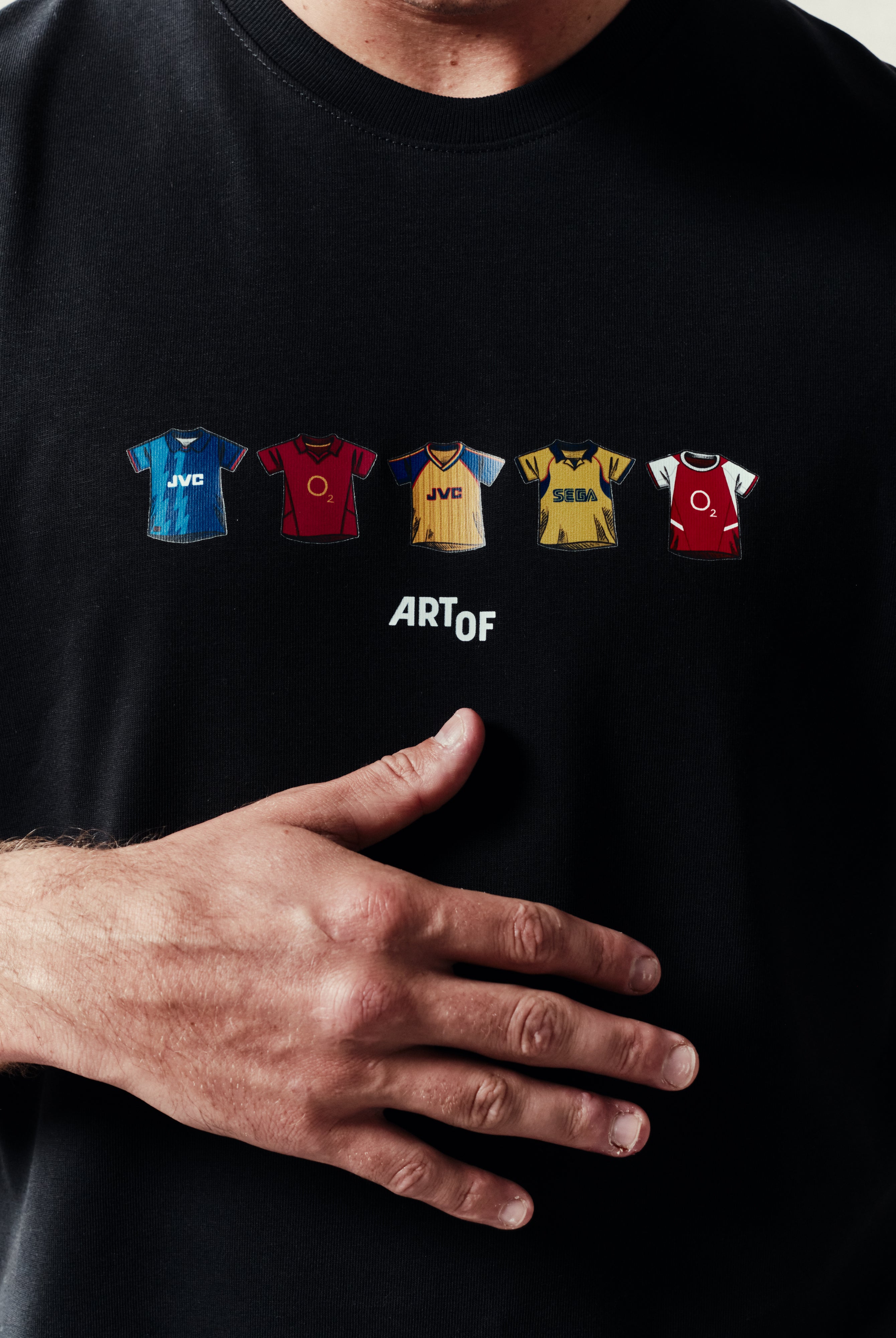 ART OF AFC Printed Classics Tee | Black Graphic Football T-shirt