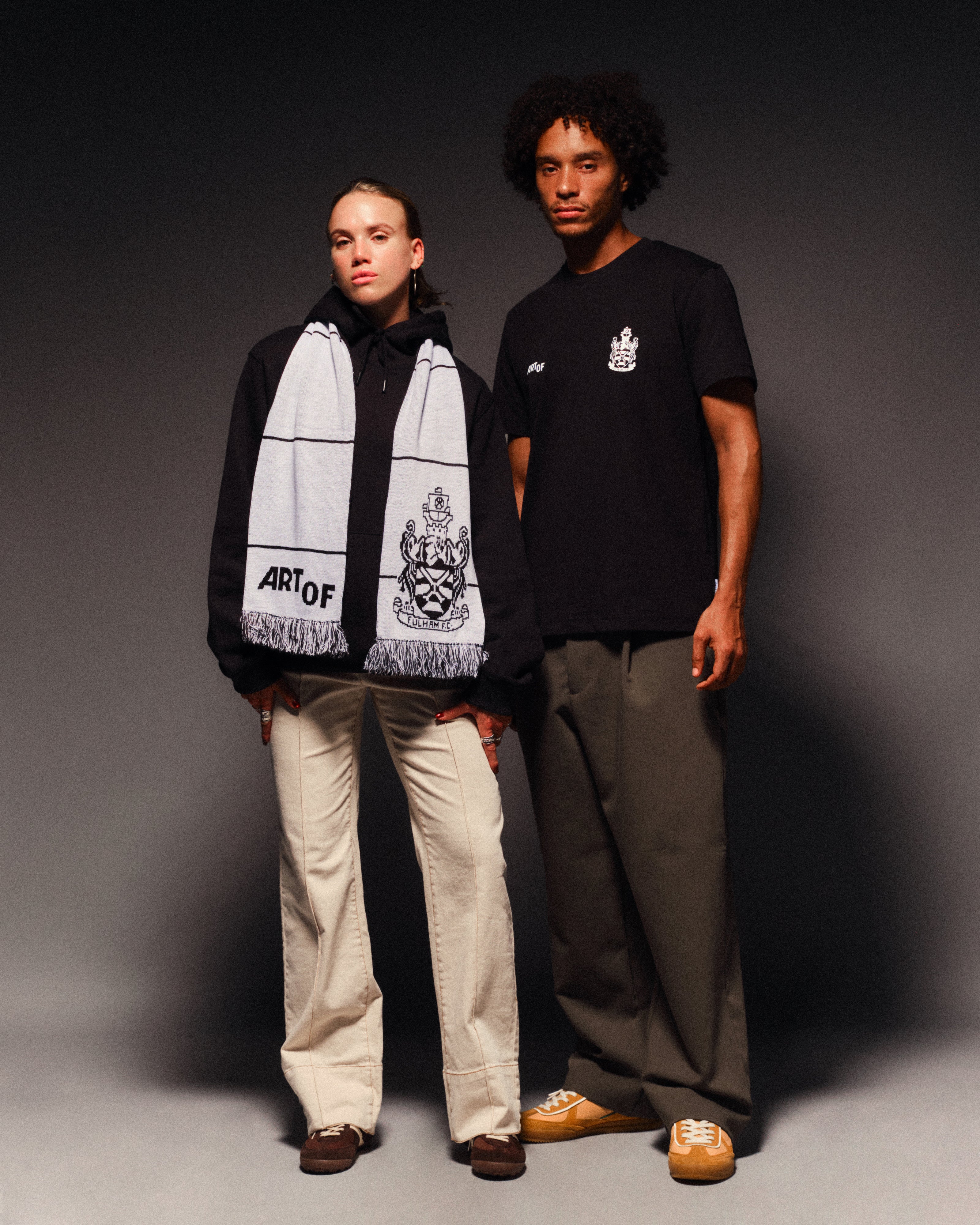 ART OF Football x Fulham Heritage Scarf | AOF Knitted Accessories