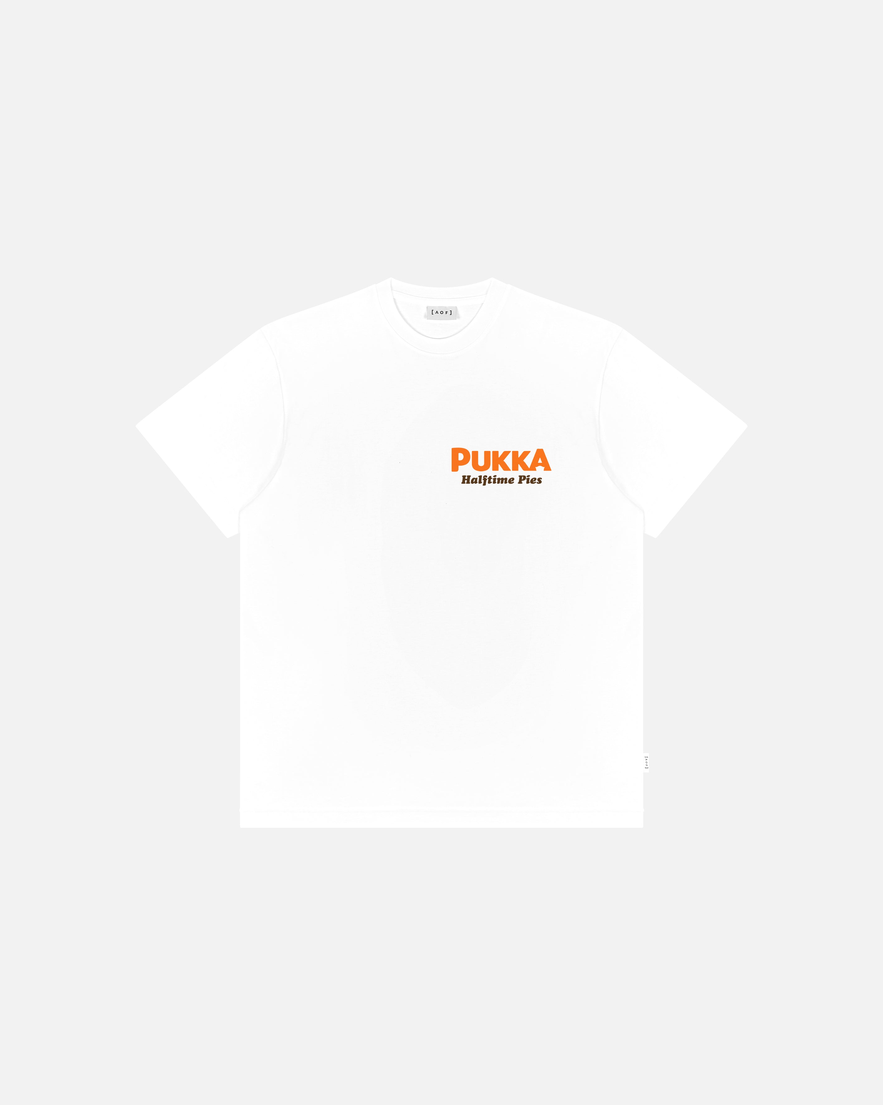 AOF x Pukka Too Good To Miss Tee | White T-shirt | Art of Football