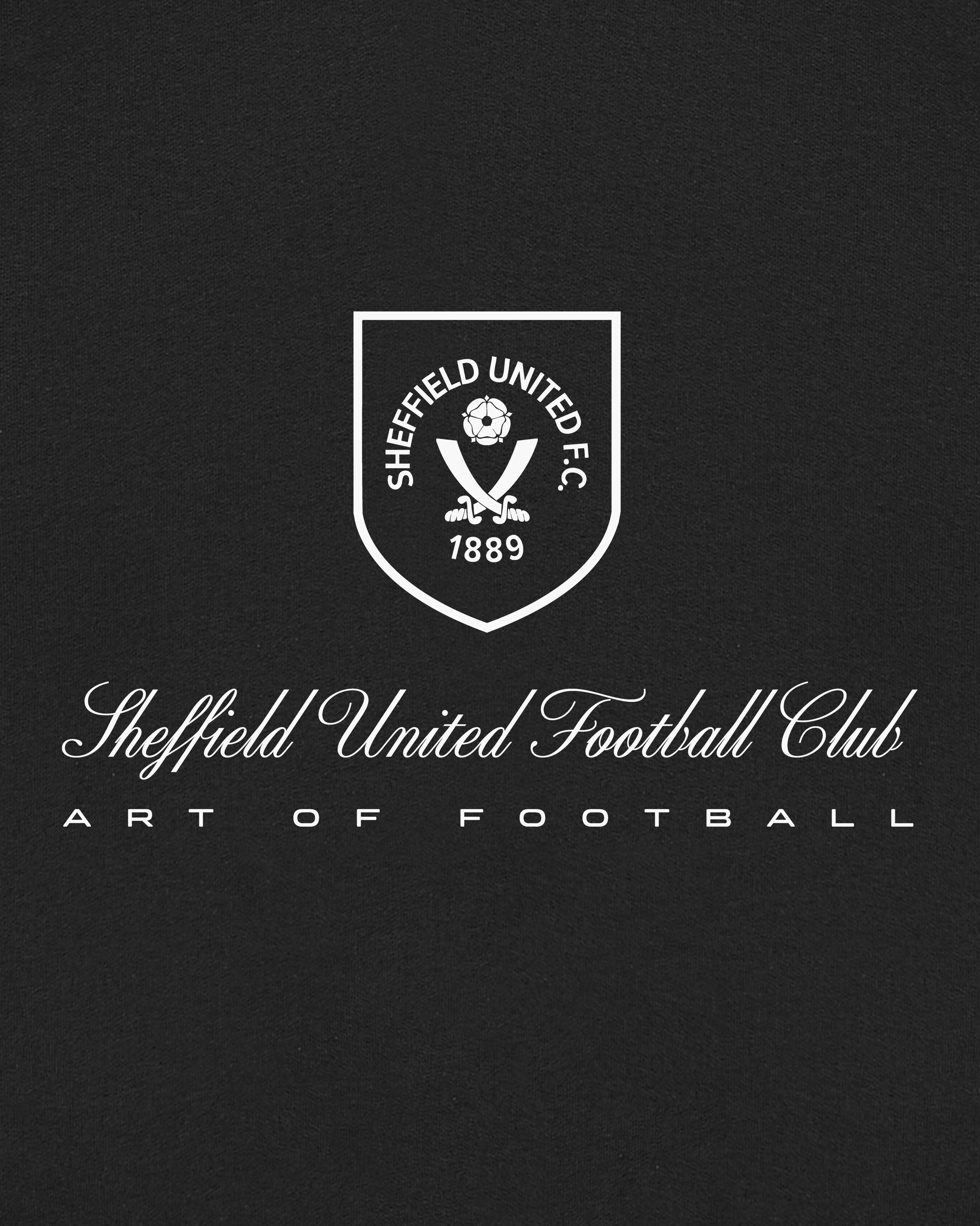 ART OF x Sheffield United Heritage Hoodie | Black Football Sweat