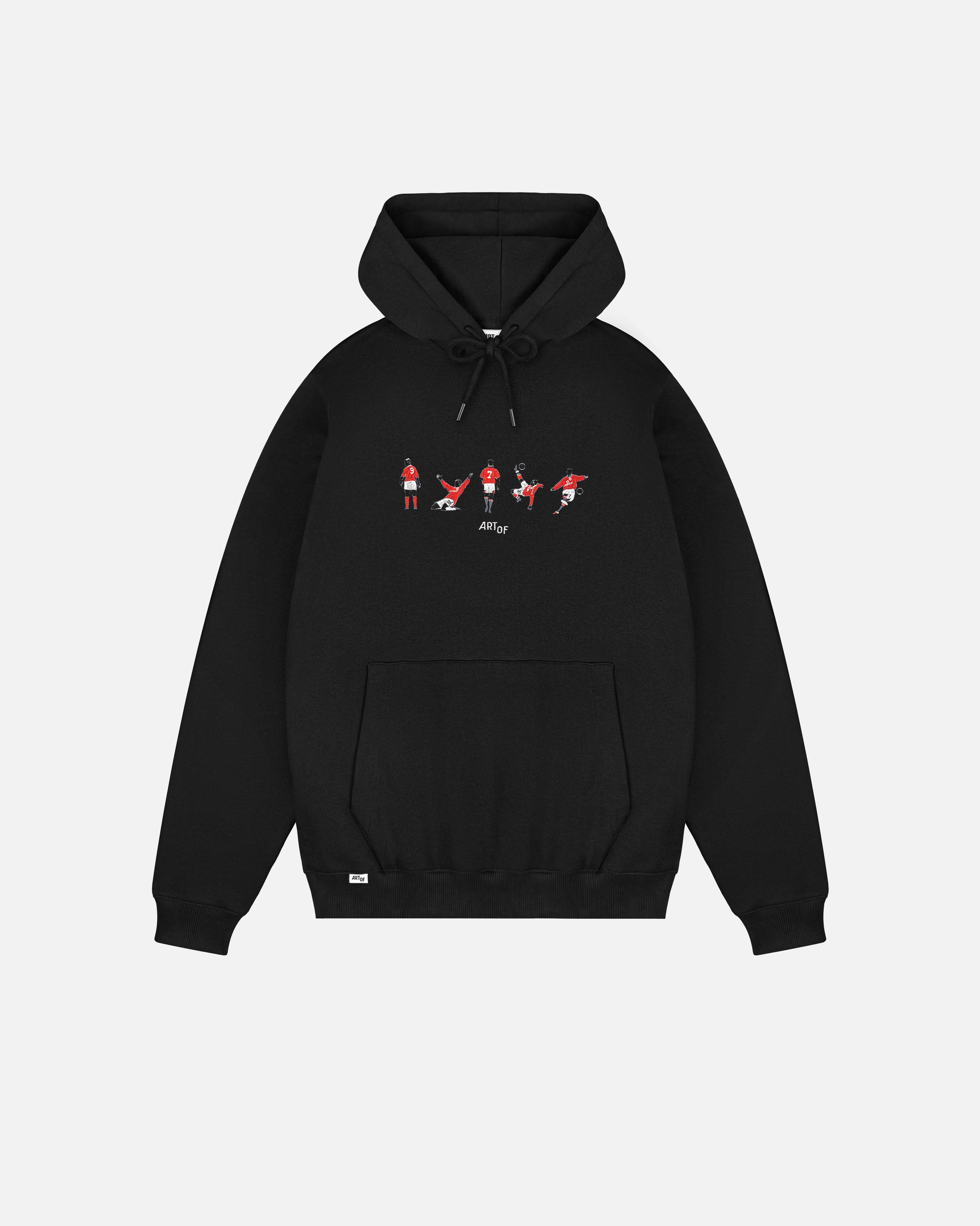 ART OF x United Embroidered Icons Black Hoodie | Shop Football