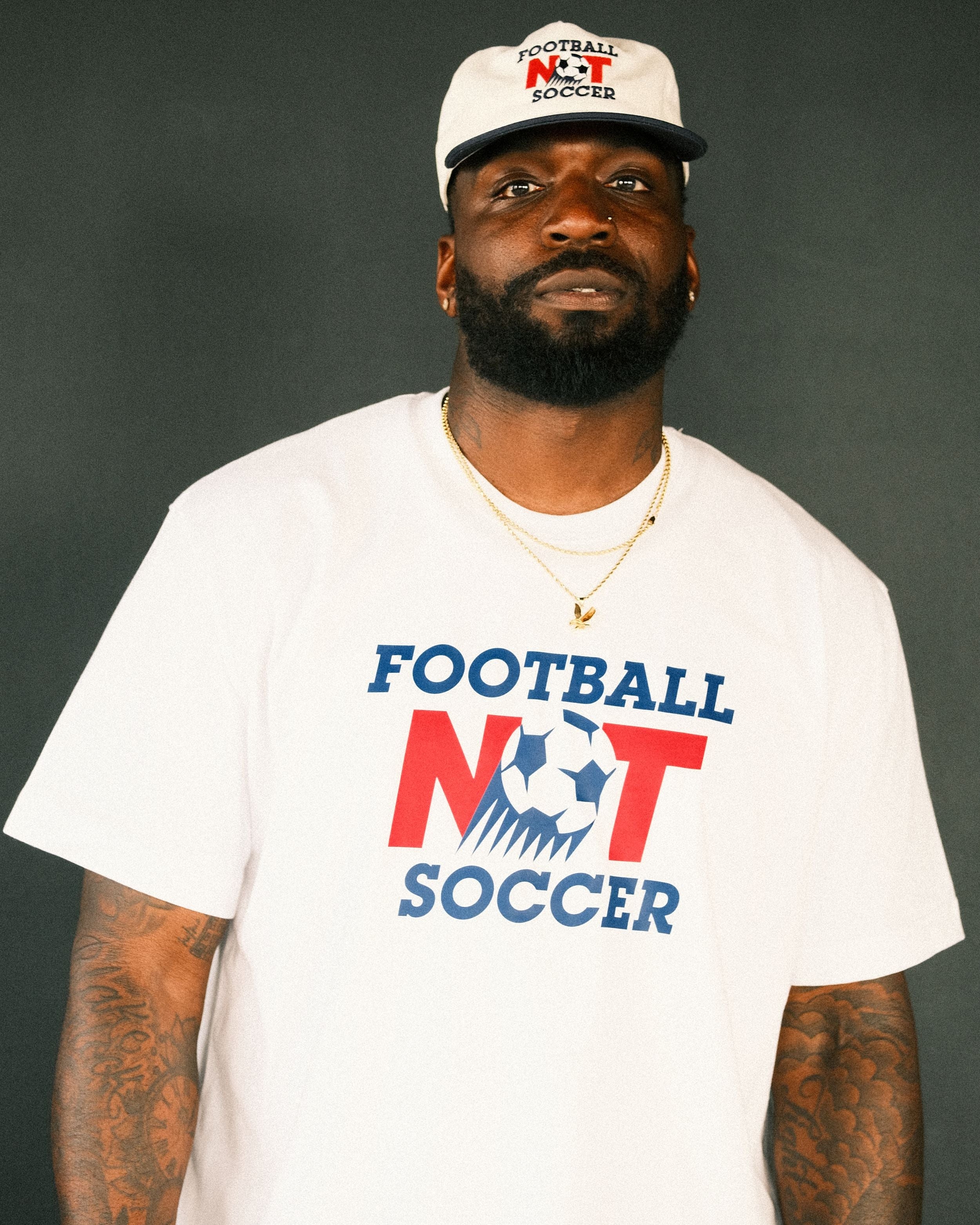 ART OF Football Not Soccer Tee | White Graphic Football T-shirt
