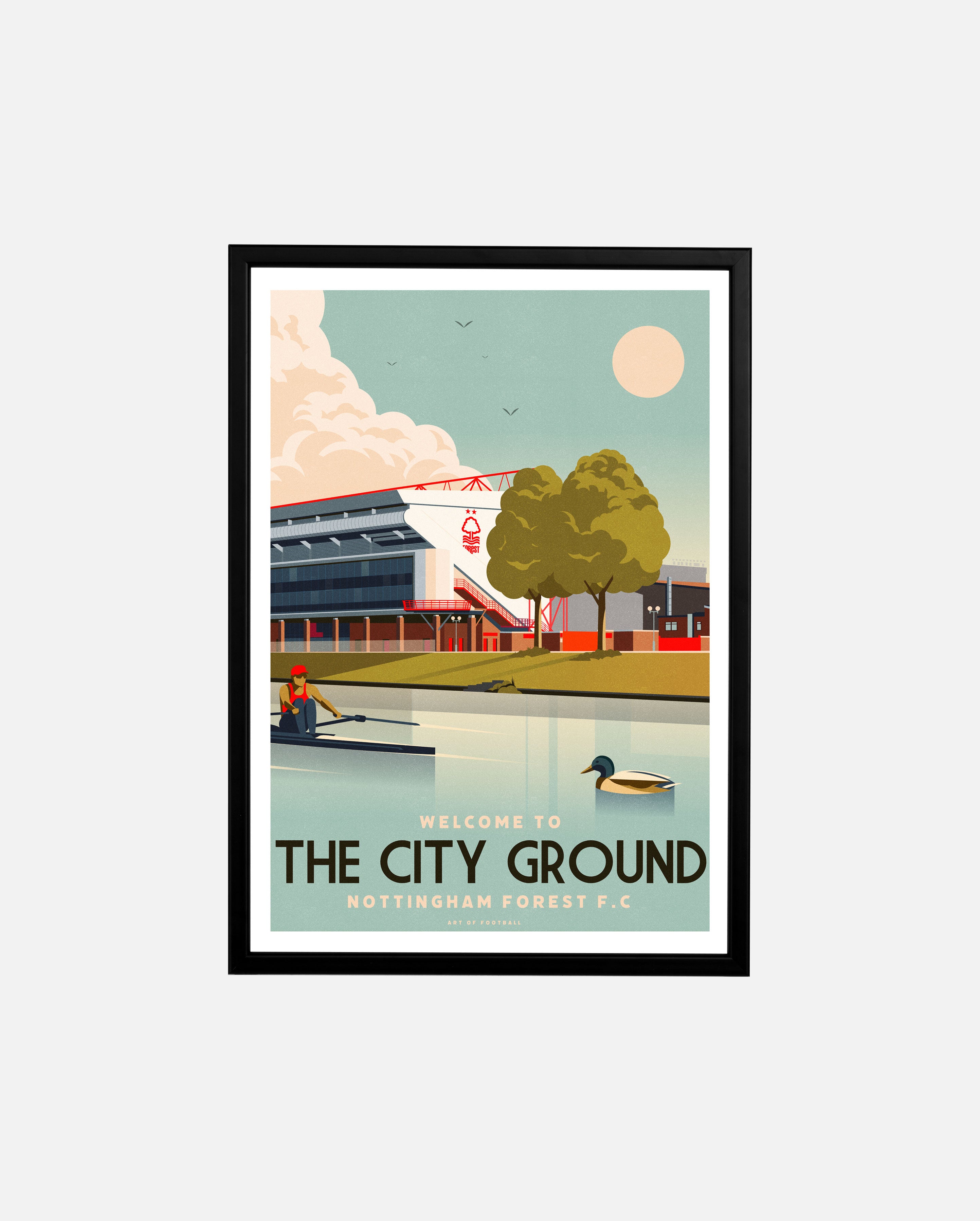 AOF NFFC Welcome To The City Ground Print | Art of Football