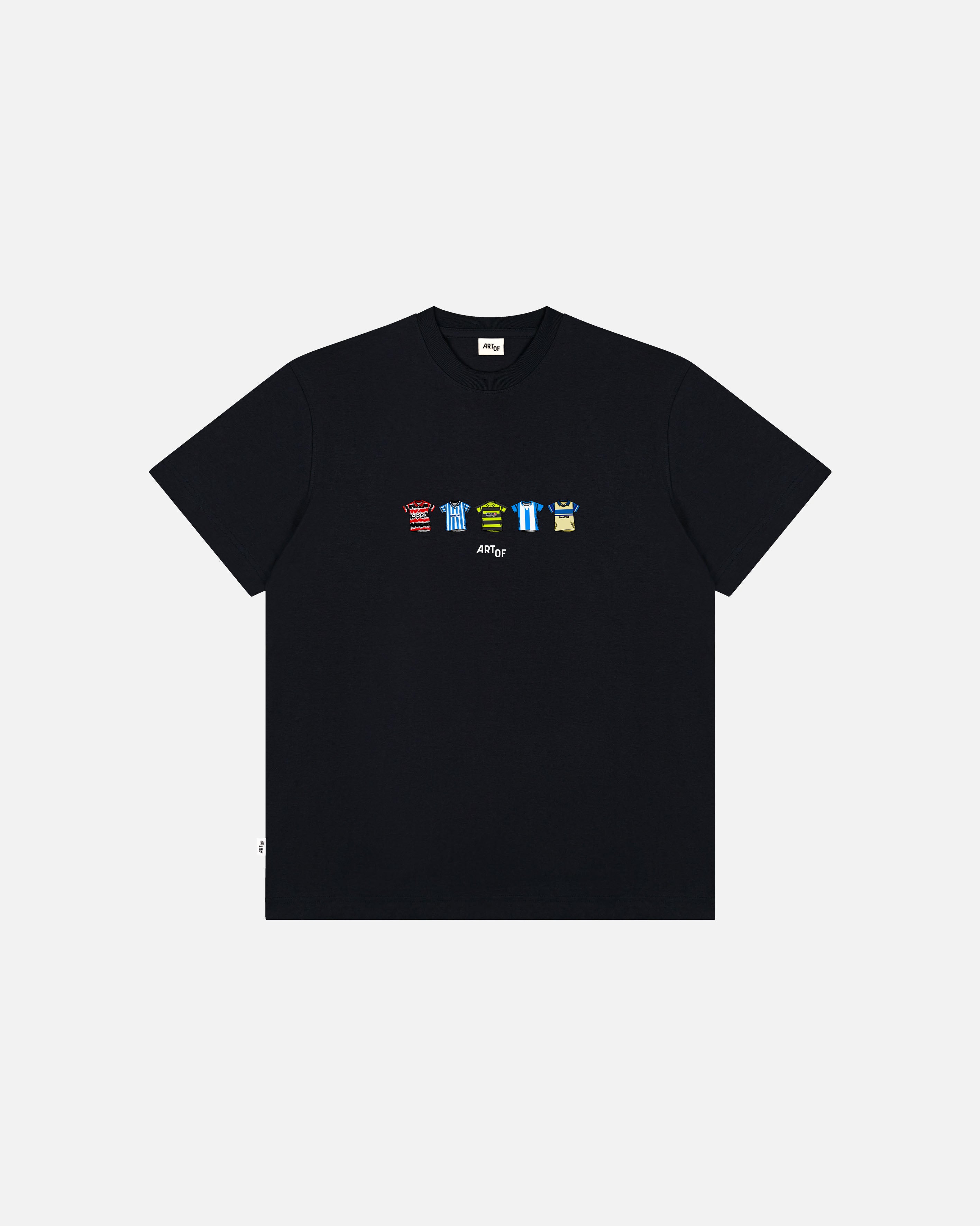 ART OF x Huddersfield Printed Classics Tee | Black Football T-shirt