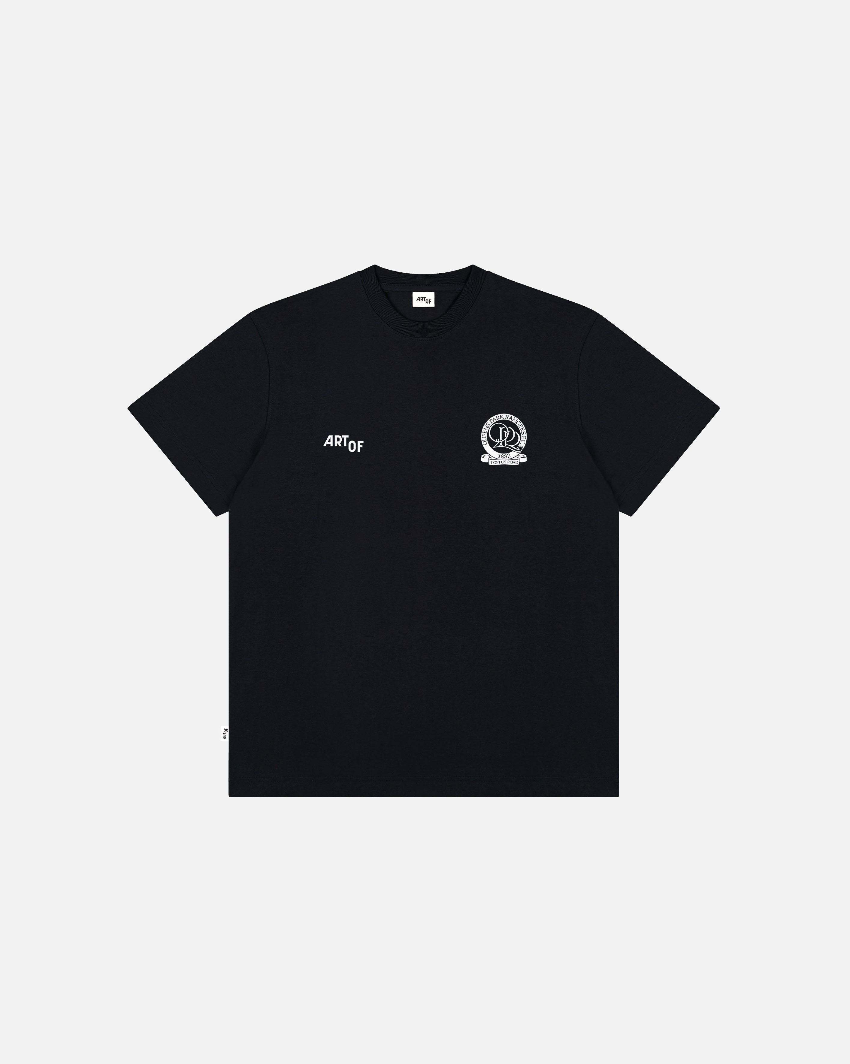 ART OF x QPR Heritage Tee | Black Graphic Football T-shirt