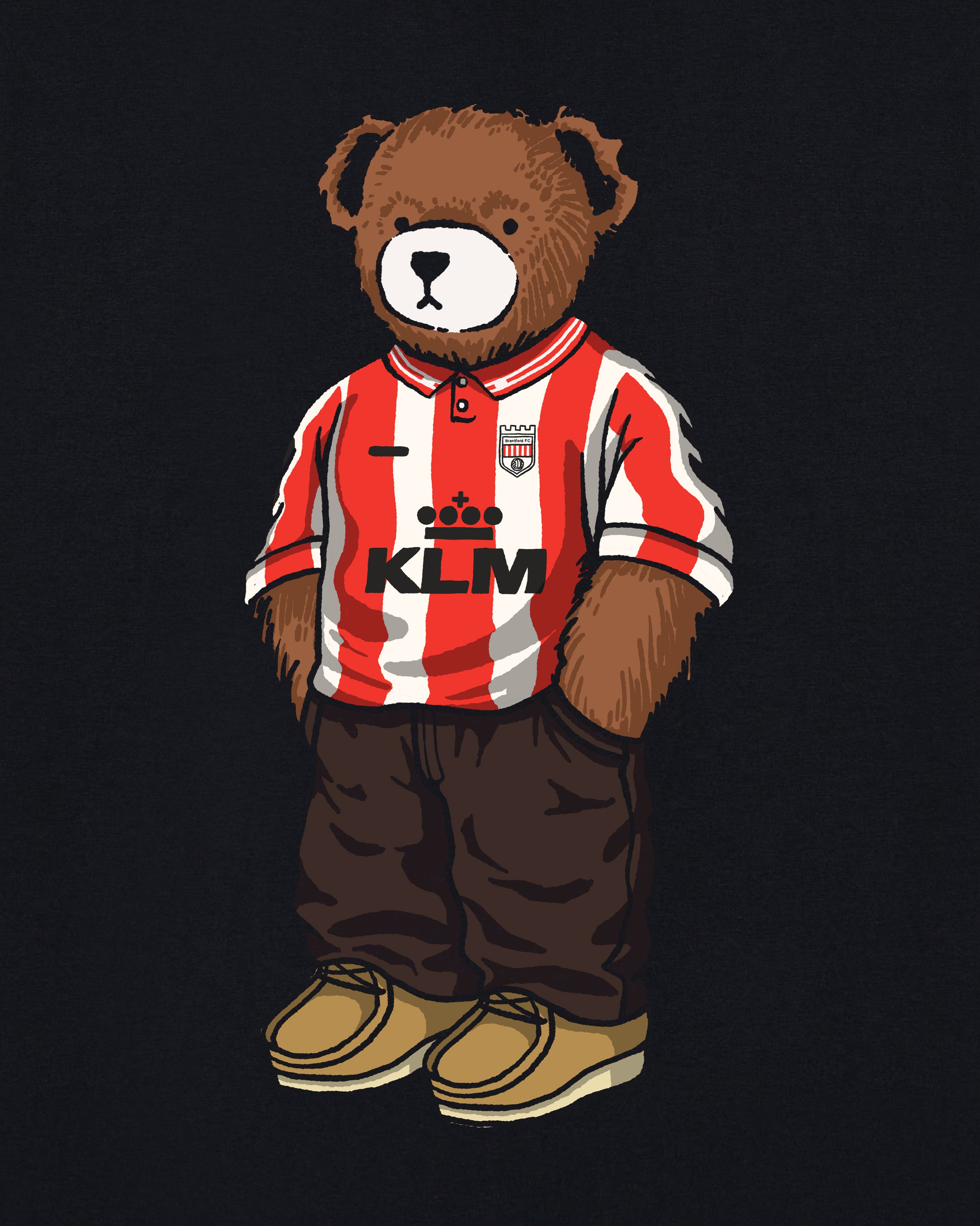 ART OF x Brentford Home Pickles | Black Graphic Football T-shirt