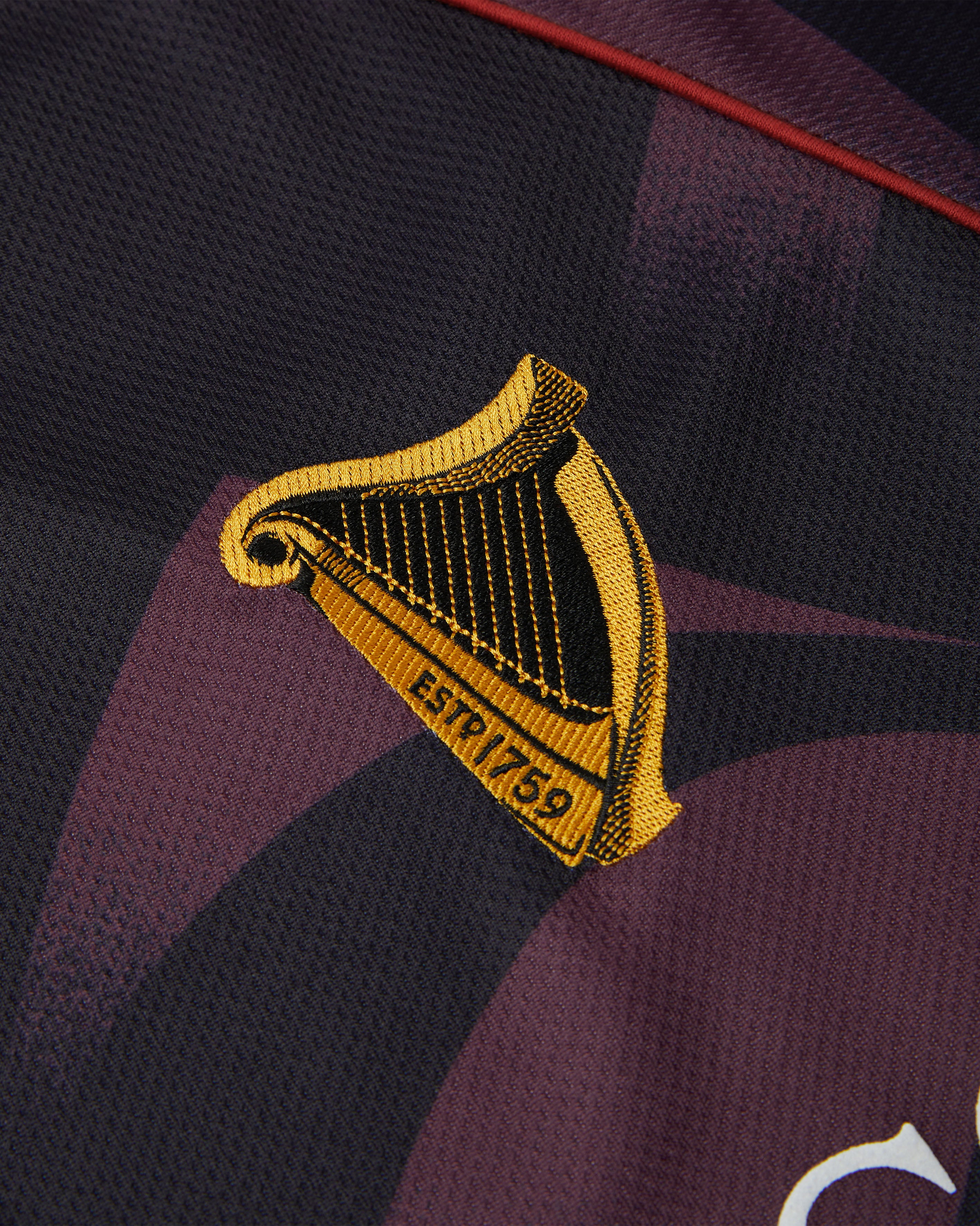 ART OF x Guinness Season 2 Football Shirt | Burgundy Football Top