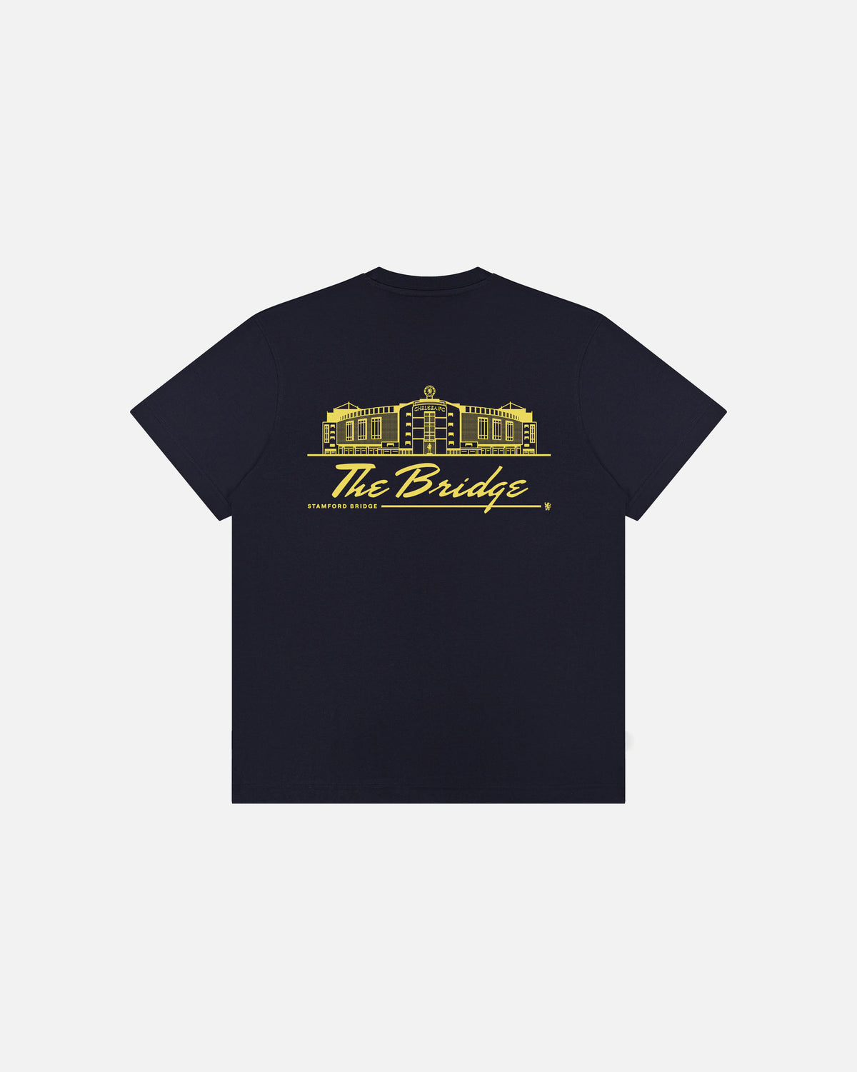 ART OF Chelsea The Bridge Tee | CFC Navy Graphic Football T-Shirt