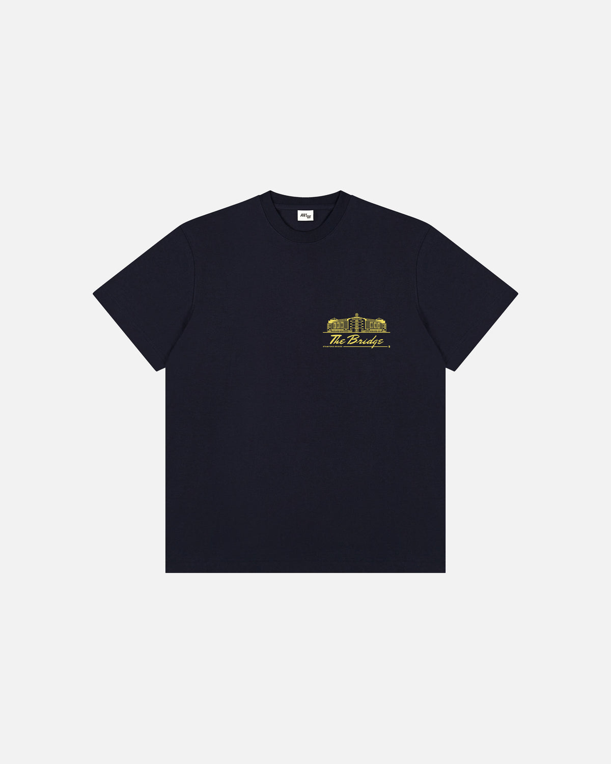 ART OF Chelsea The Bridge Tee | CFC Navy Graphic Football T-Shirt