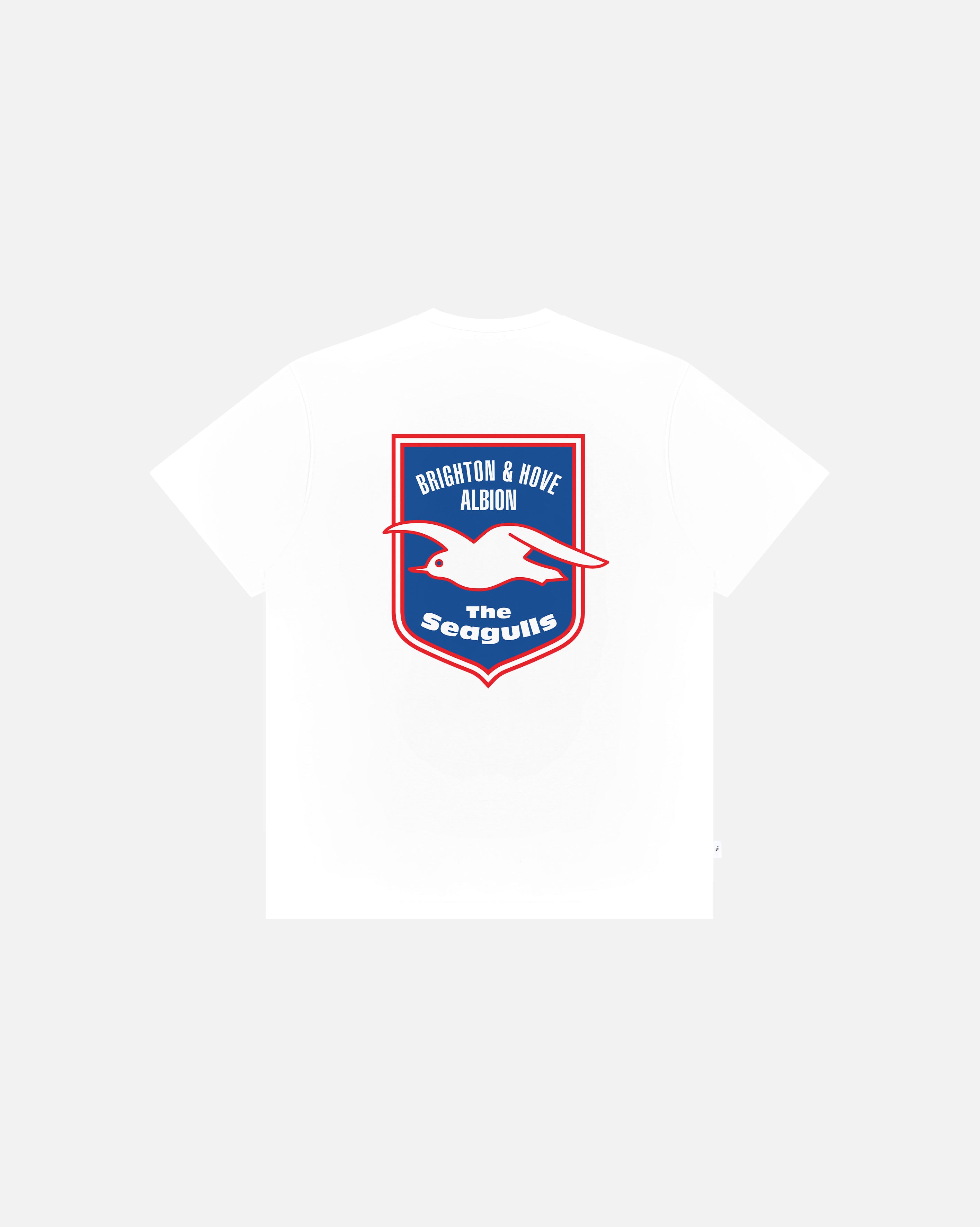 ART OF x Brighton Crest Tee | White Graphic Football T-shirt