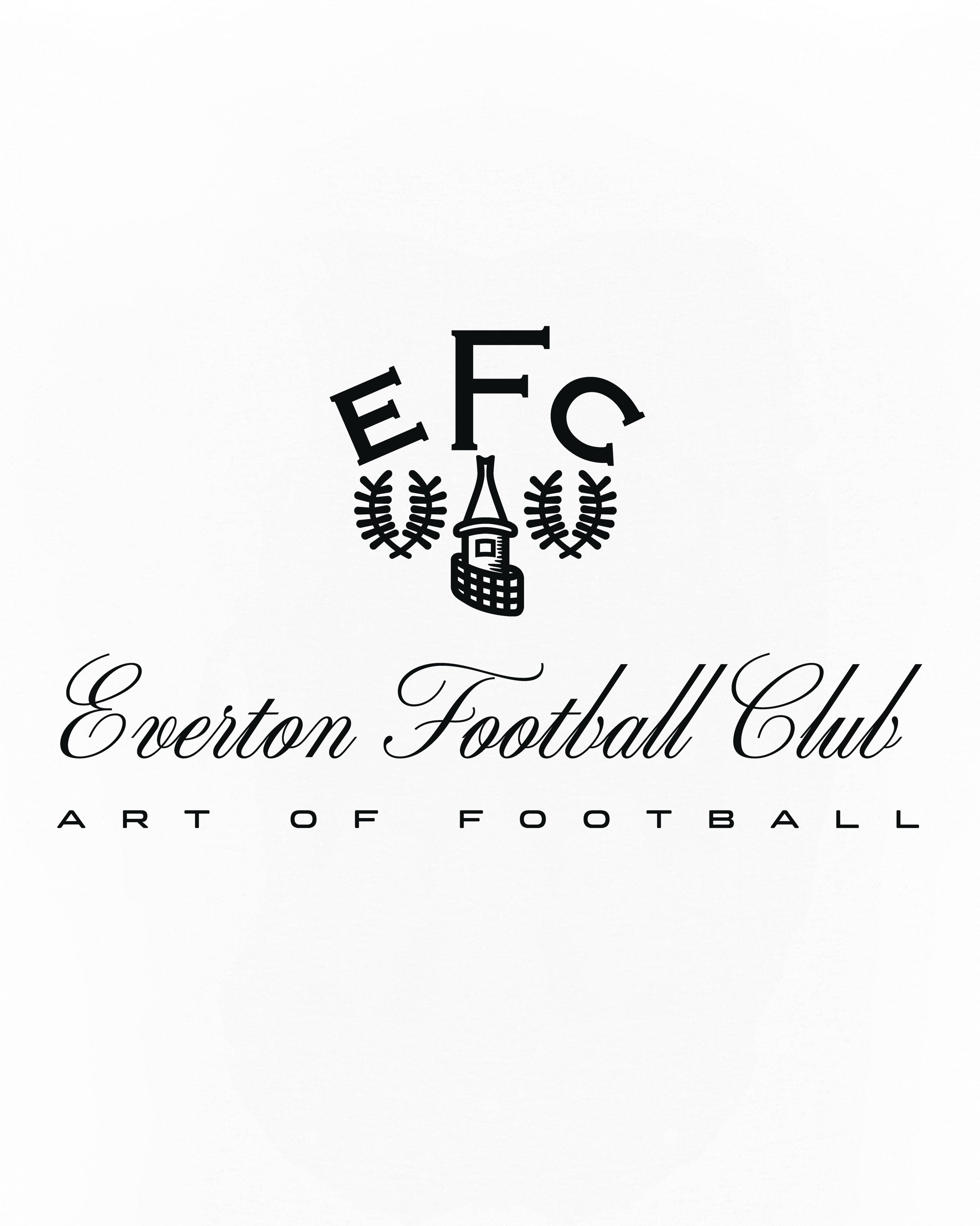 ART OF x Everton Heritage Tee | White Graphic Football T-shirt