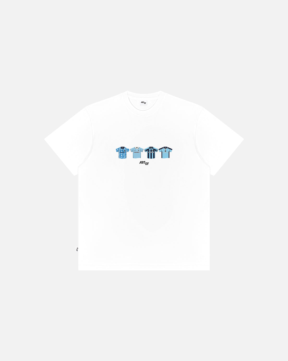 ART OF Coventry Printed Classics Tee | White Graphic Football T-shirt