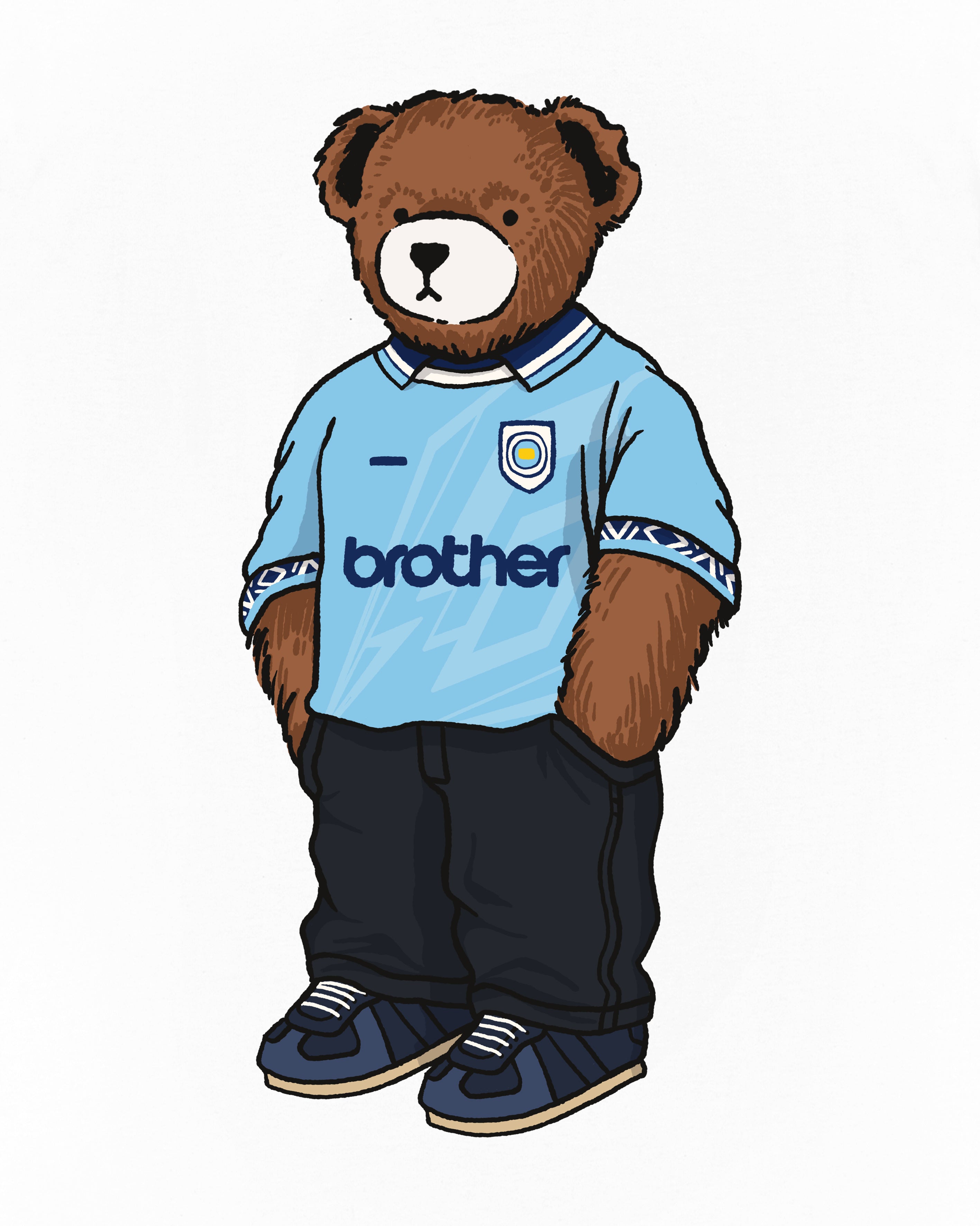 AOF x MCFC Home Pickles Tee | White Graphic T-shirt | Art of Football
