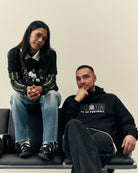 AOF x Fulham 90s Hoodie | Black | Art of Football