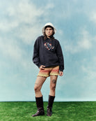 AOF Flowers For Iniesta Hoodie | Navy Sweat | Art of Football