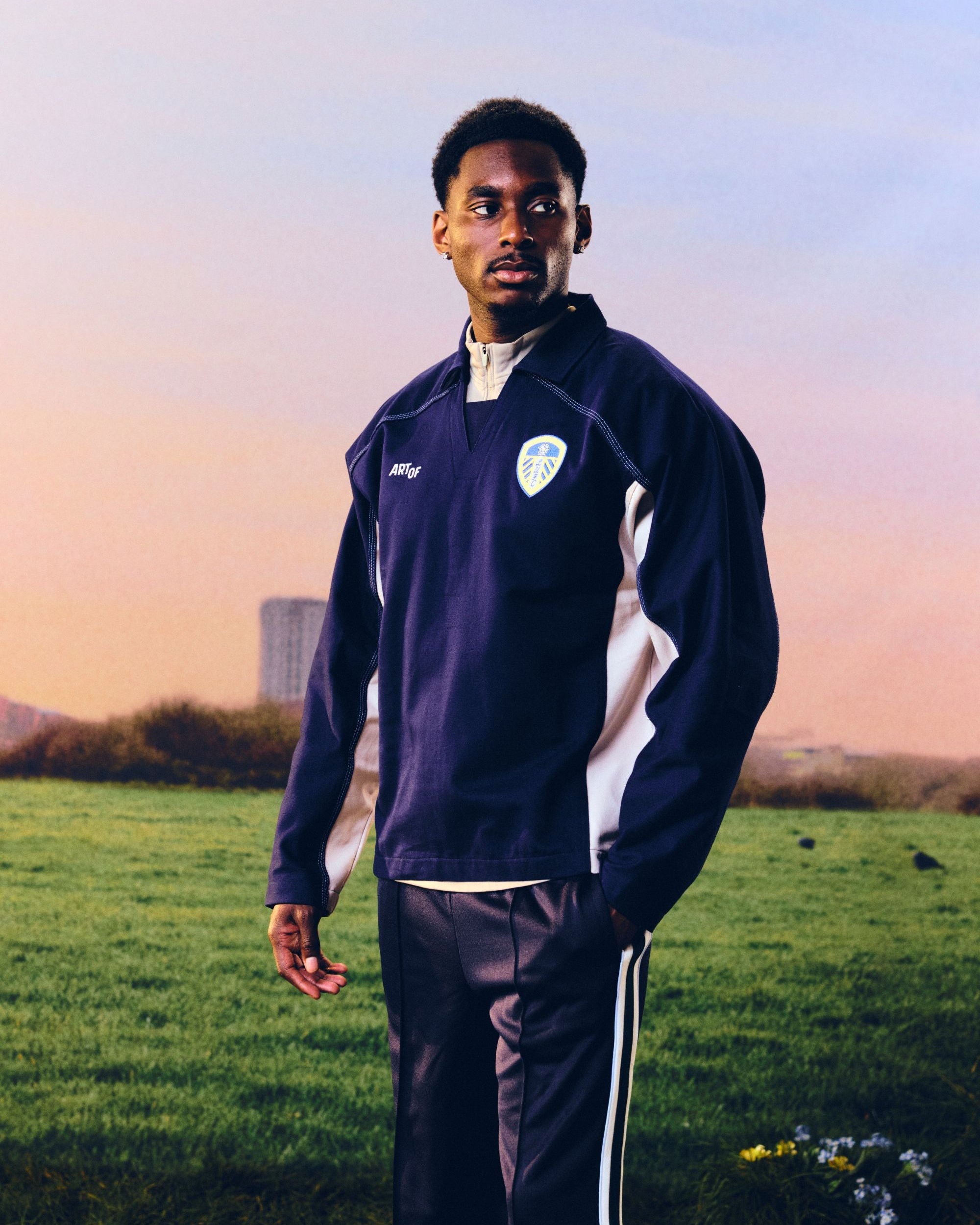 ART OF x Leeds Drill Top | Long Sleeved Embroidered Football Merch