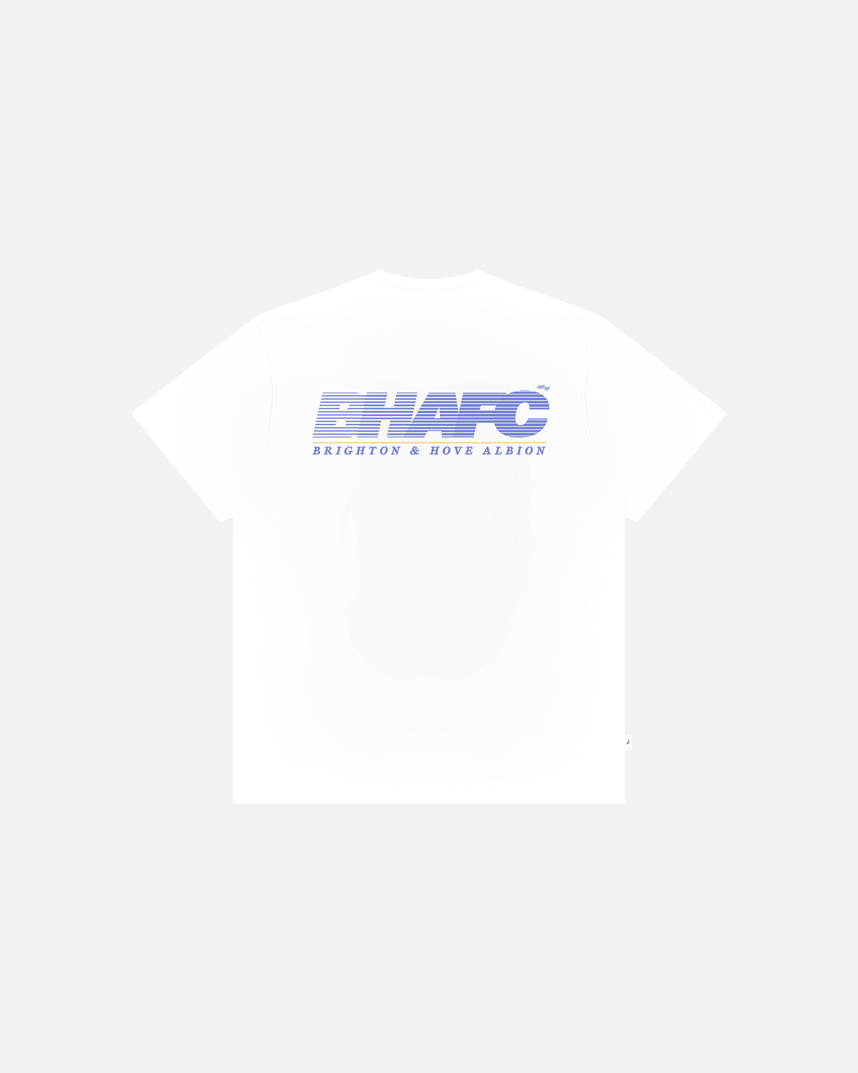 ART OF x Brighton 00s Type Tee | BHAFC White Graphic Football T-shirt