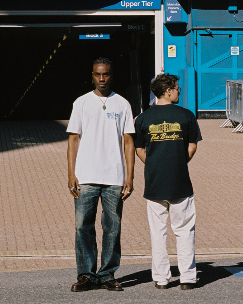 ART OF Chelsea The Bridge Tee | CFC Navy Graphic Football T-Shirt