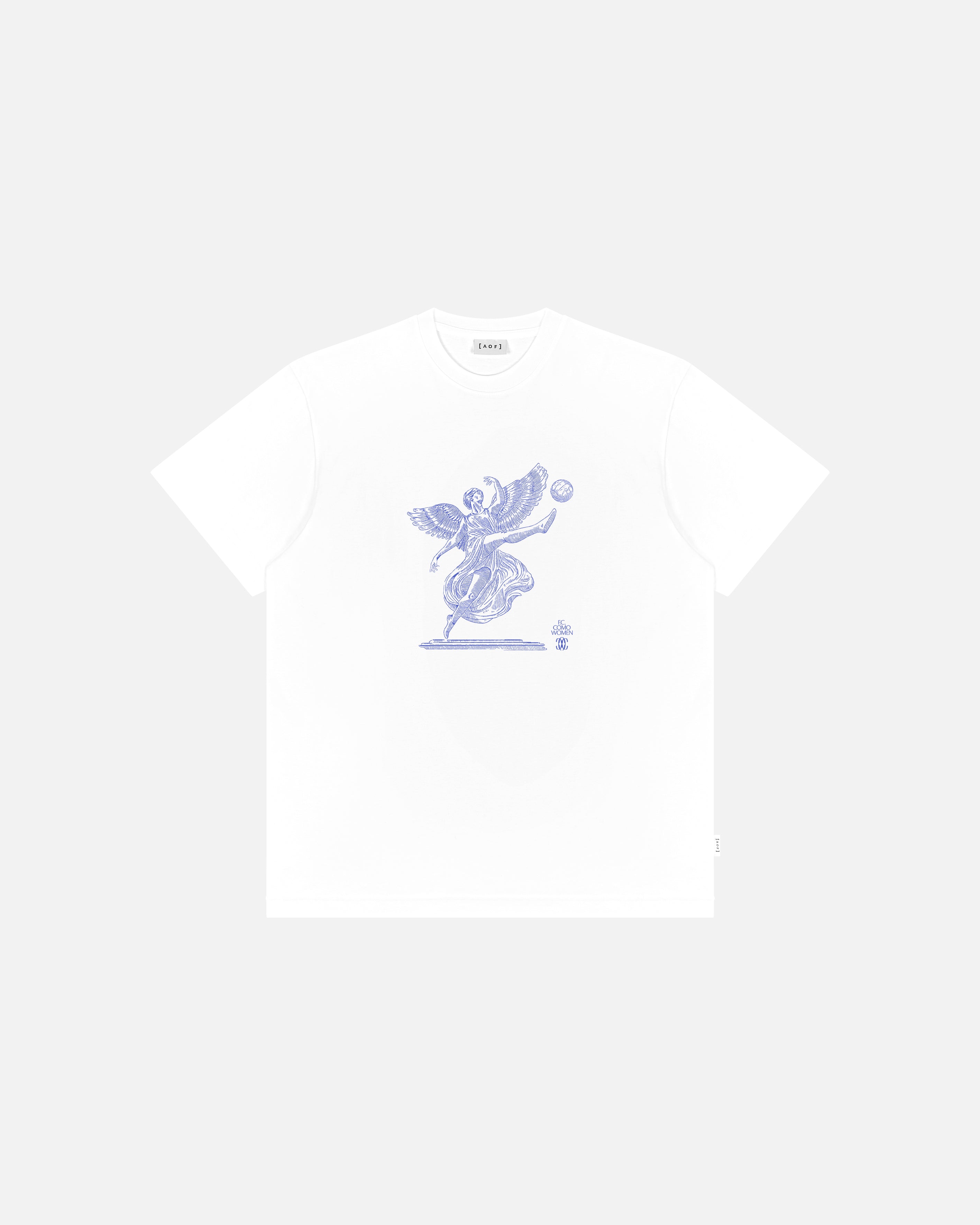 ART OF x FC Como We Belong Tee | White Graphic Football T-shirt