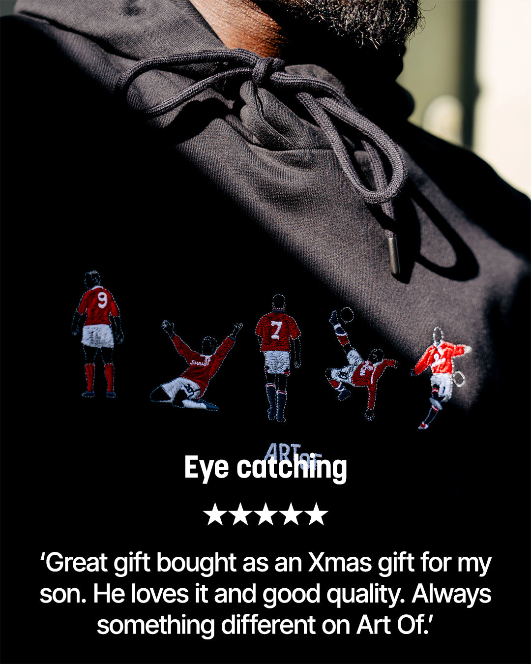 ART OF x United Embroidered Icons Black Hoodie | Shop Football