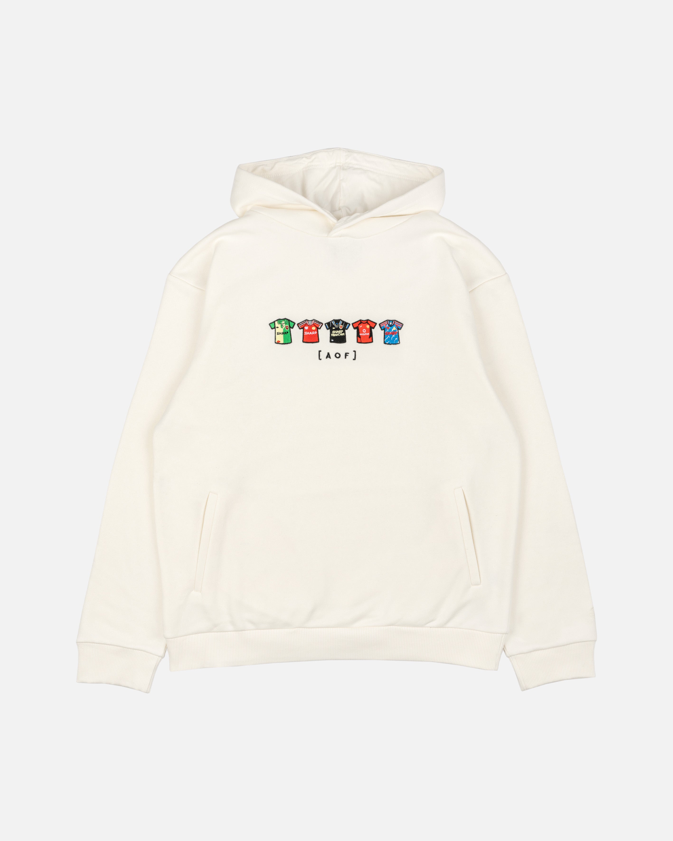 Embroidered United Classics - Hoodie - Arctic White