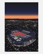 ART OF United Under The Lights Framed Print | Football Art