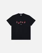 ART OF United Printed Icons Tee | MUFC Black Graphic Football T-shirt