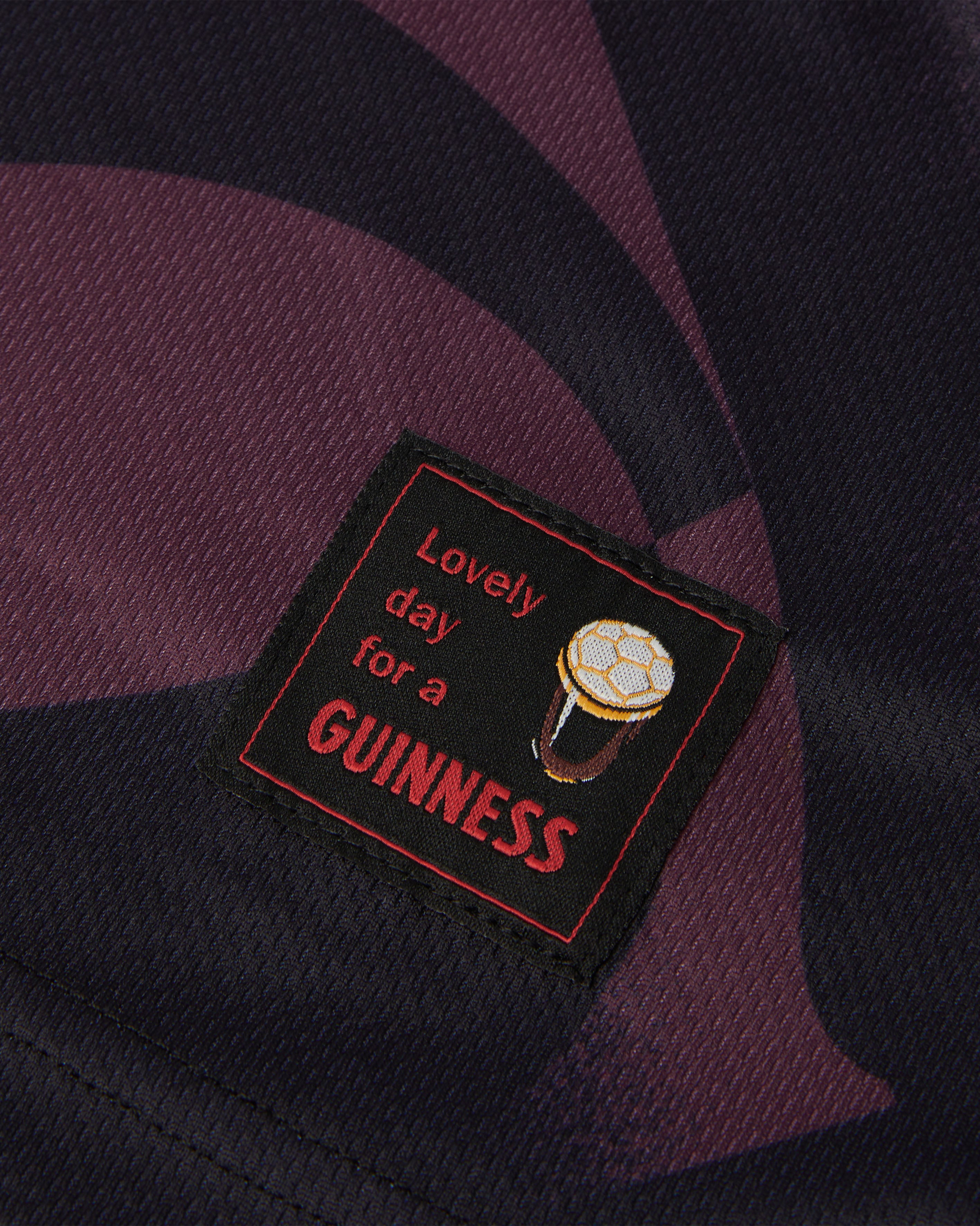ART OF Football x Guinness Football Shirt | AOF Burgundy Top
