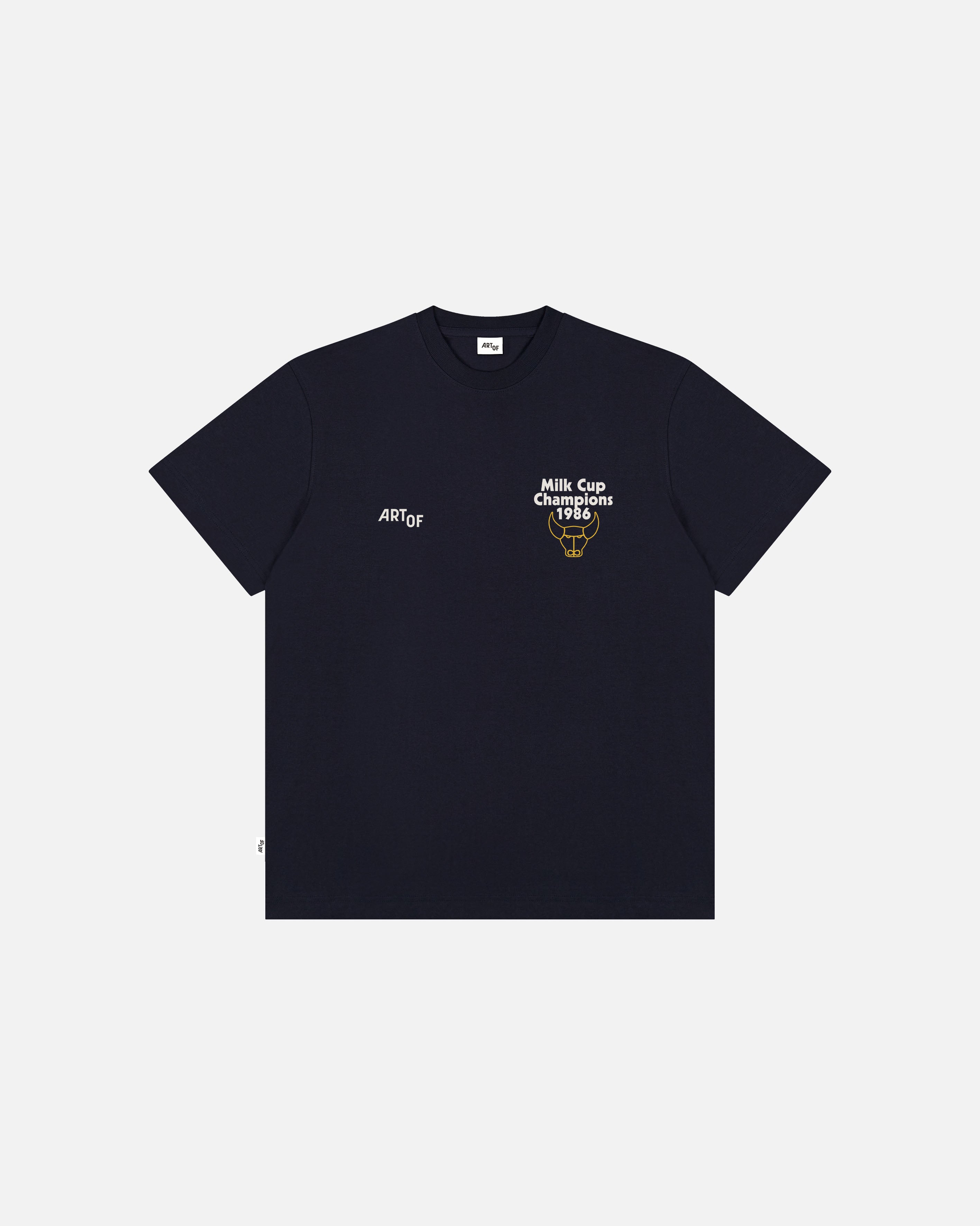 ART OF x Oxford Gotta Lotta Bottle Tee | Navy Graphic Football T-shirt