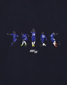 ART OF Pensioners Icons Tee | CFC Navy Graphic Football T-shirt