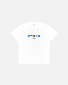 ART OF x MCFC Printed Classics Tee | White Graphic Football T-shirt