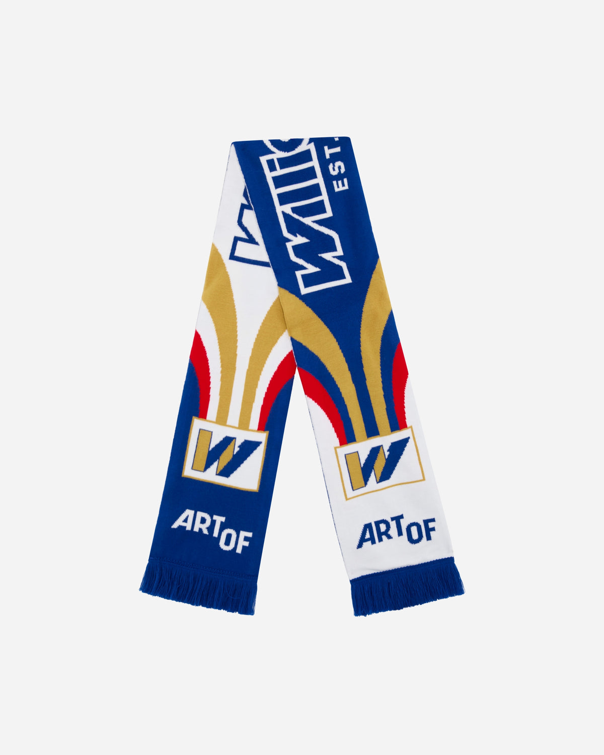 ART OF Williams '96 Championship Scarf | Knitted Car Racing Accessory