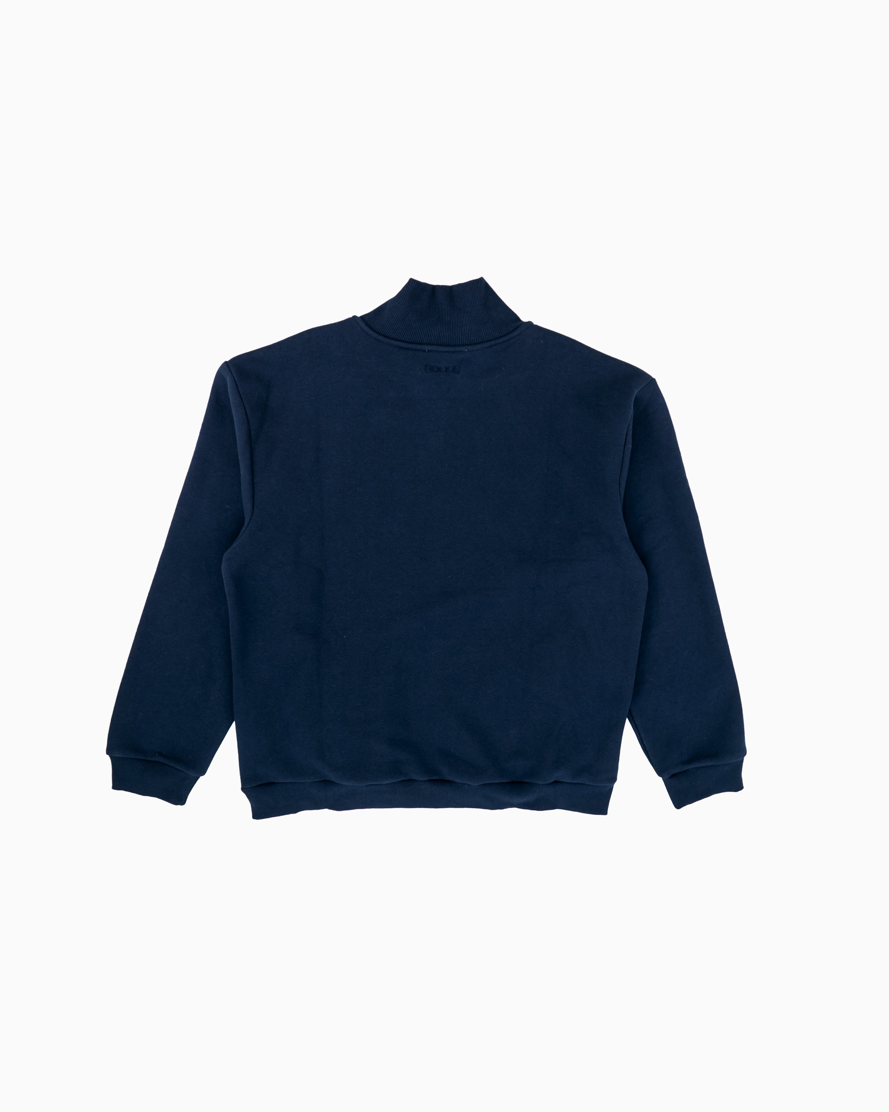 Essentials Quarter-Zip Sweatshirt - Navy