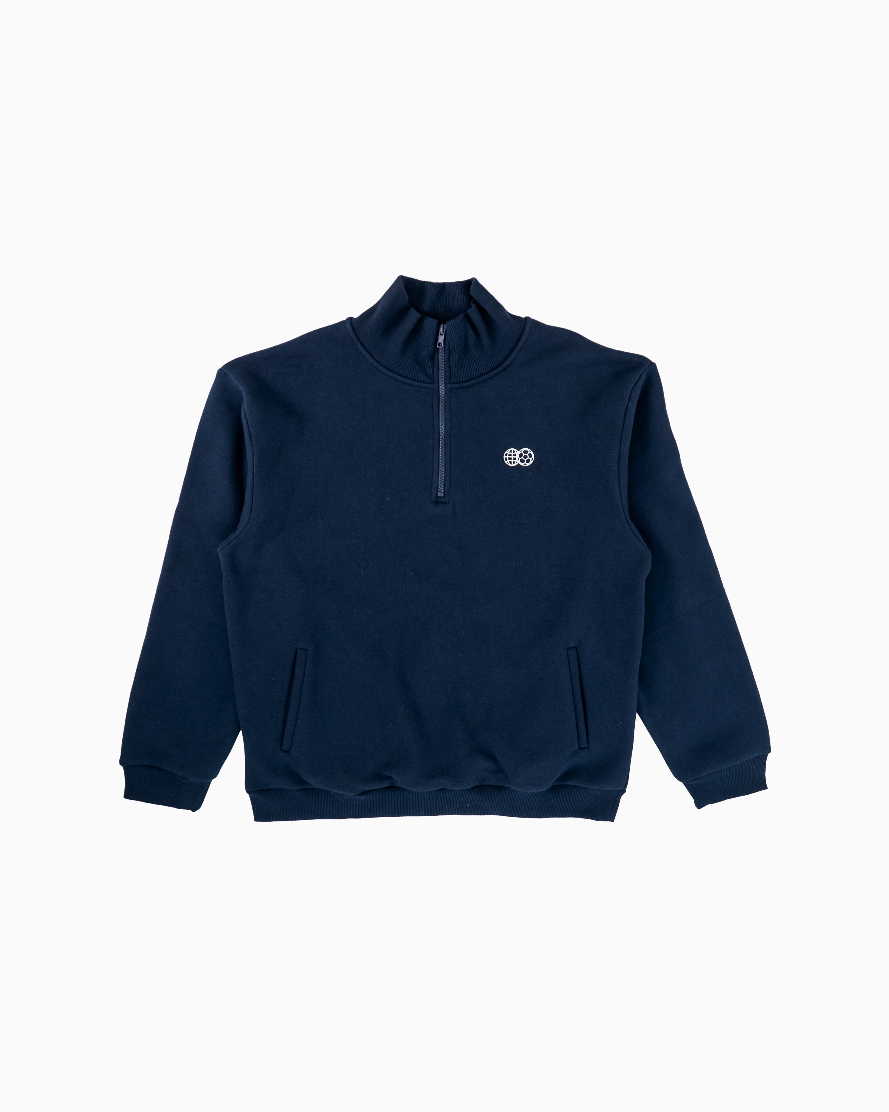 Essentials Quarter-Zip Sweatshirt - Navy