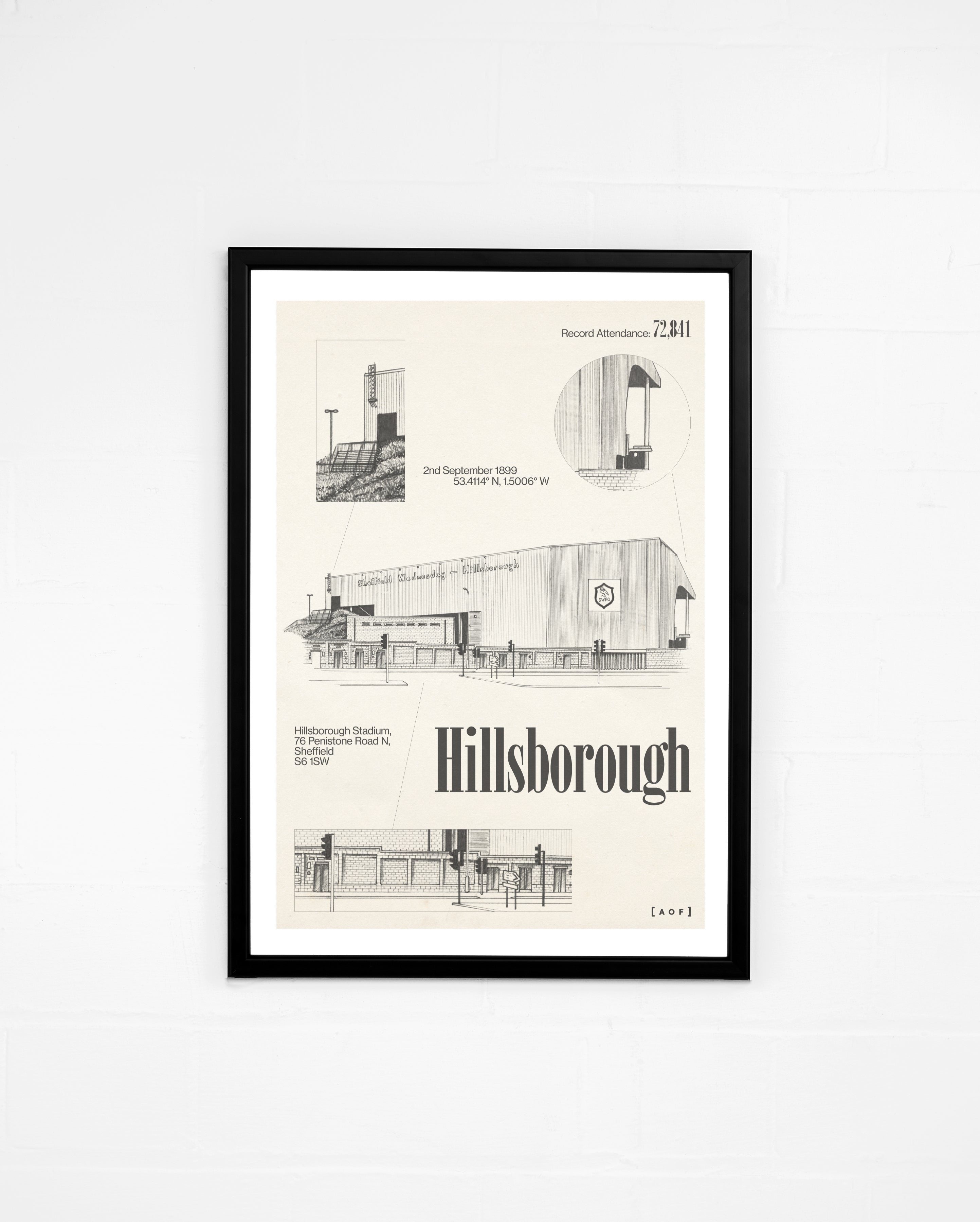 Hillsborough Blueprint - Print